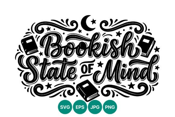 Download Bookish State of Mind Calligraphic - Calligraphic Collection