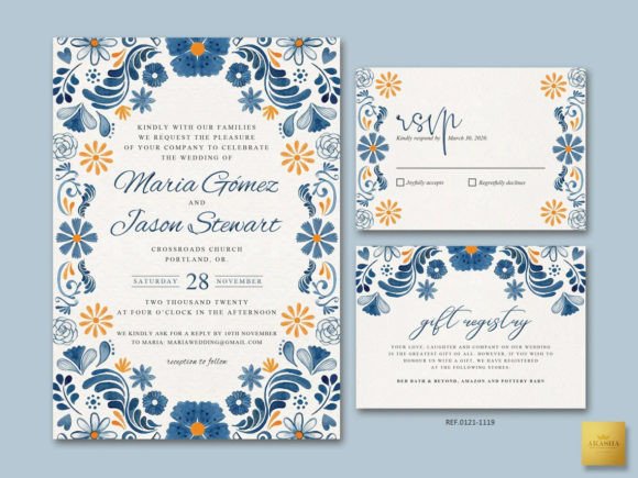 Download Mexican Theme Wedding Set 12 Template - Set Collection