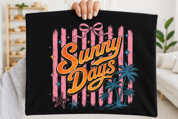 Download Retro Summer Typography Design - Design Collection