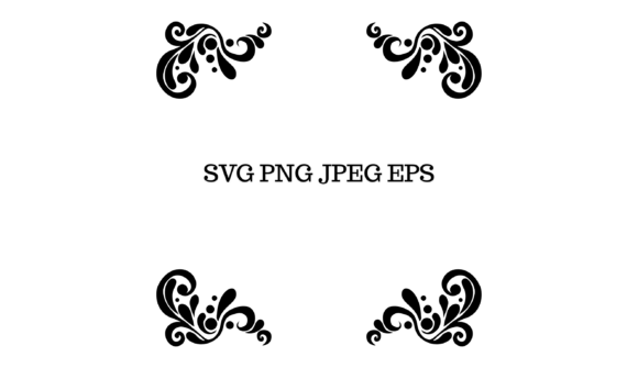 Download Elegant Frame with Corner Flourishes PNG - Premium Resources