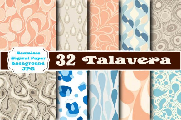 Download Talavera Digital Seamless Patterns - Premium Bundle