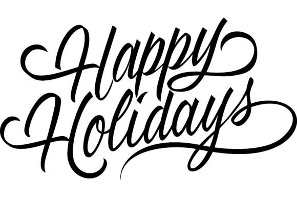 Download Happy Holidays Lettering. Calligraphic L - Calligraphic Collection