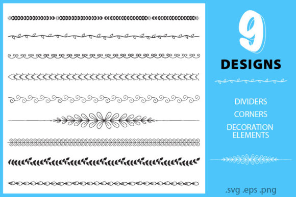 Download Retro Vintage Flourishes Dividers Svg - Premium Resources