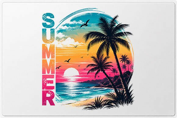 Download Summer Tropical Sunset Beach PNG - Set Collection