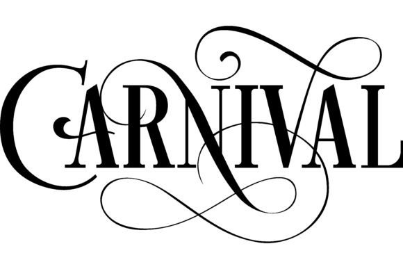 Download Carnival Lettering. Calligraphic Inscrip - Calligraphic Collection
