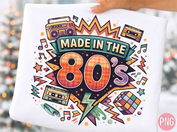 Download Made in the 80s Retro Cassette PNG SHIRT - Set Collection