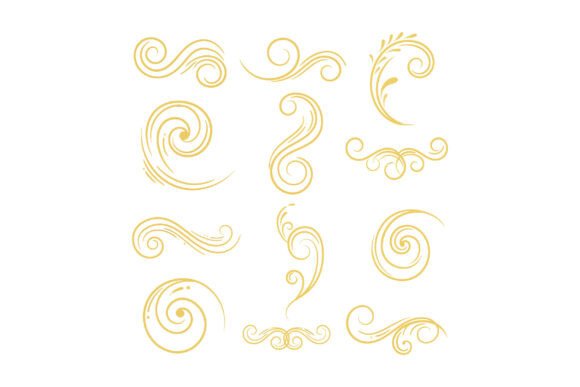 Download Elegant Decorative Swirls and Flourishes - Premium Resources