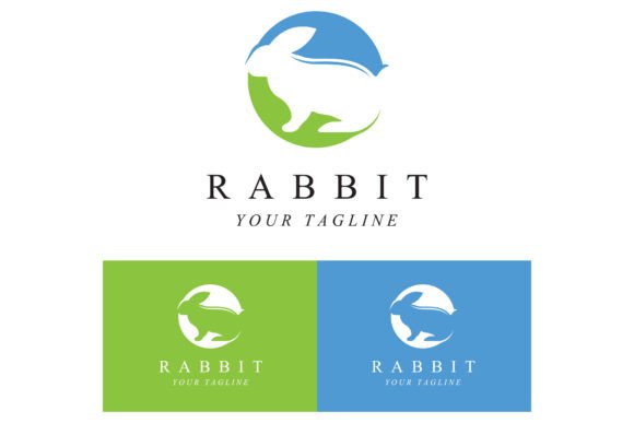 Download Rabbit Logo with Slogan Template - Premium Resources