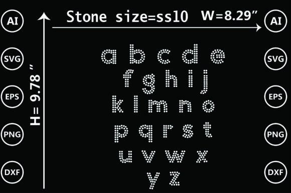 Download Letter, Alphabet, Font Rhinestone Design - Design Collection