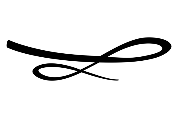 Download Calligraphic Underline Tail. Decorative - Calligraphic Collection