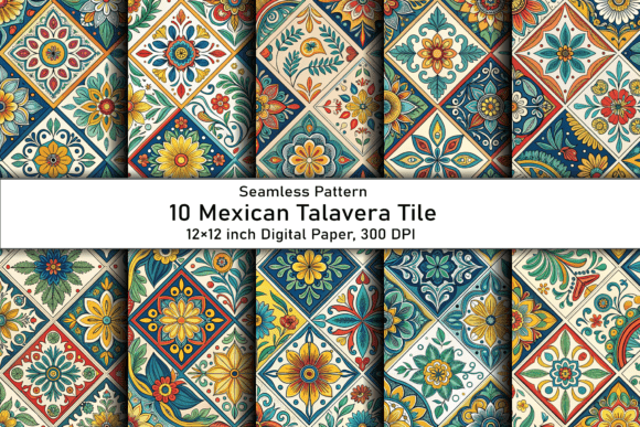 Download Mexican Talavera Tile Backgrounds - Talavera Collection
