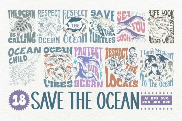 Download Save the Ocean Ecology Environment Set - Set Collection