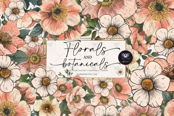Download Botanical Floral Clipart Set - Set Collection